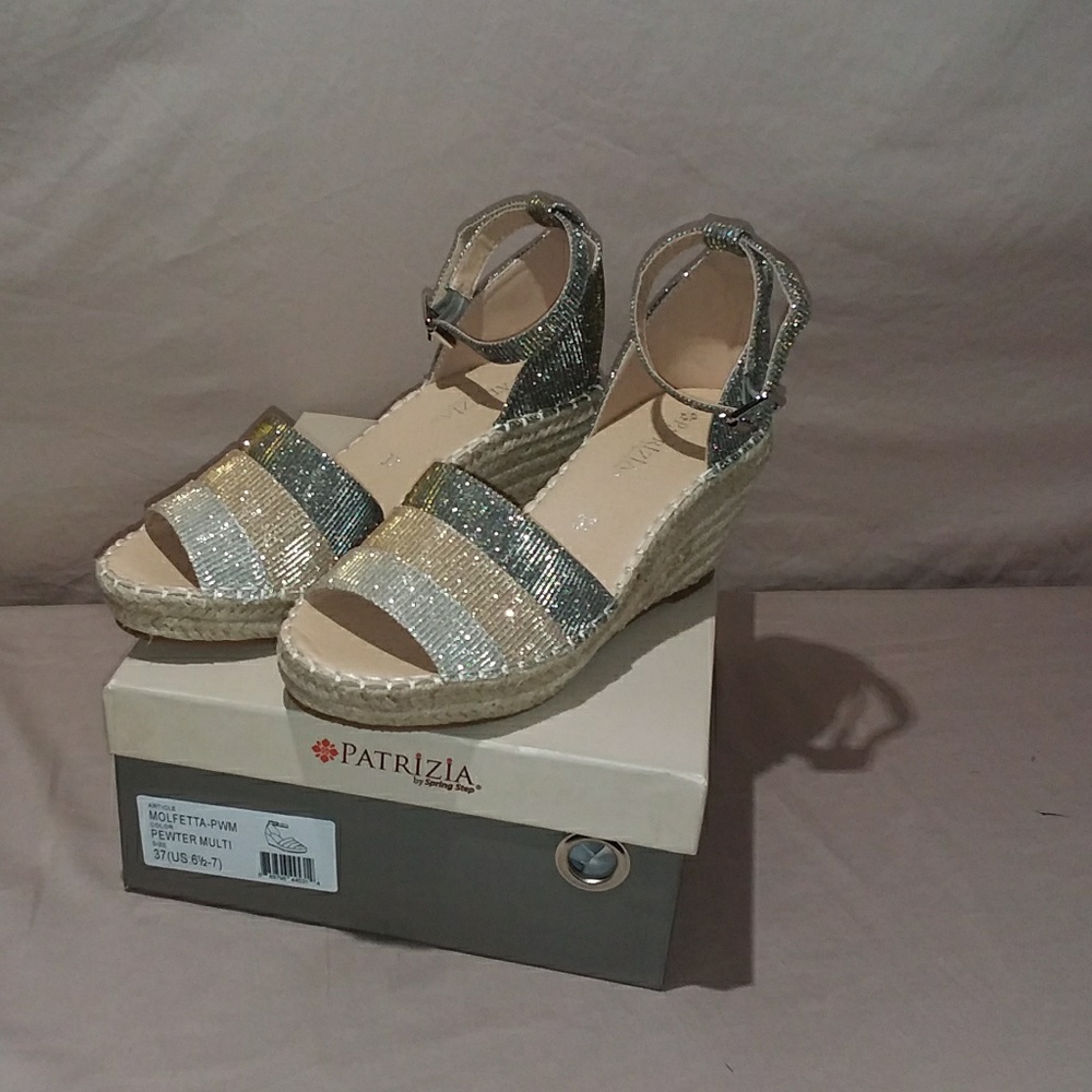 Spring Step Patrizia ankle wrap espidrille sandal